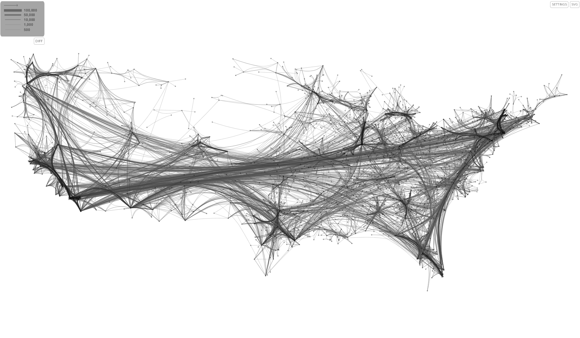 Edge bundling preview