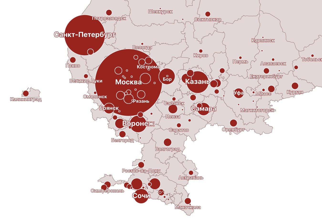 Map of detainments preview