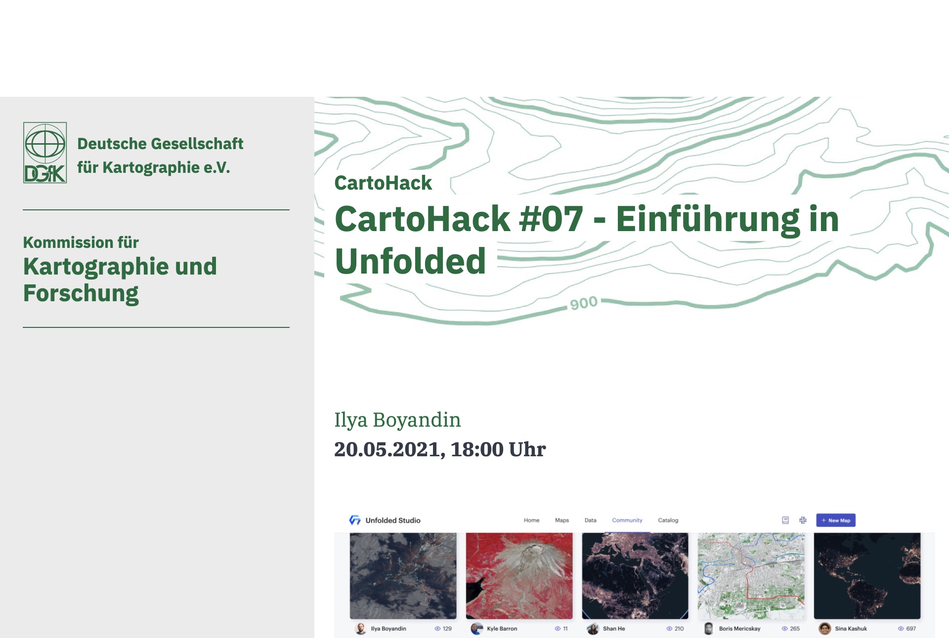 Introduction to Unfolded (in German) preview