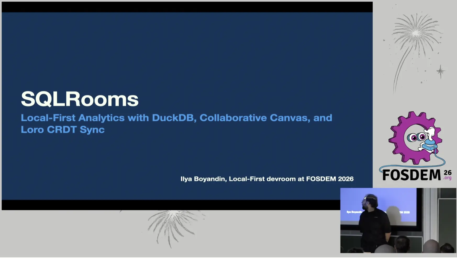 FOSDEM 2026: SQLRooms and Loro preview